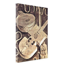 Giorgione - Musikinstrumente (Musik) Leinwand Drucke