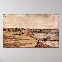 Giovanni Fattori - Hütte auf einem Strand Plakate