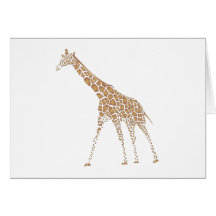 Giraffe Afrika Africa Grußkarten
