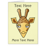 Giraffe Grußkarte