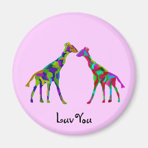 Giraffe Luv Magneten