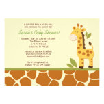 Giraffen-Abenteuer-12x18 Baby-Duschen-Einladung