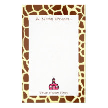 Giraffen-Druck-Lehrer-Briefpapier Druckpapiere