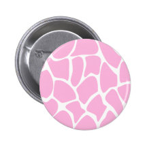 Giraffen-Druck-Muster im Süßigkeits-Rosa Anstecknadelbuttons