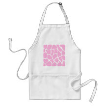 Giraffen-Druck-Muster im Süßigkeits-Rosa Schürzen