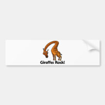 Giraffen-Felsen! Auto Sticker
