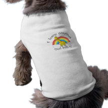 Giraffenabkommen der Liebe I mit ihm Haustier Tshirts