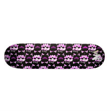girly Schädel Personalisierte Skateboarddecks