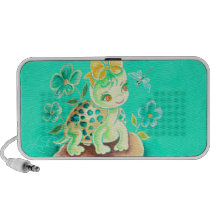 Girly Schildkröte Notebook Speaker
