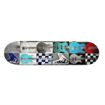 Gitarren auf Rädern! Skateboard Individuelle Skateboards