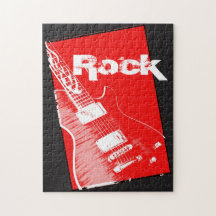 Gitarrenfelsenpuzzlespiel