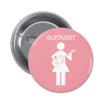 Gitarrist-Küken-Farbe Anstecknadelbuttons