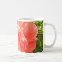 Glänzender orange Hibiskus Kaffeetassen