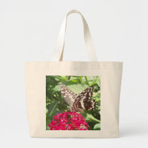 Glänzender Schmetterling Tragetasche