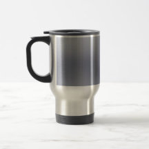 Glänzendes gebürstetes Aluminium gemasert Kaffee Haferl