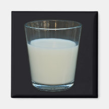 Glas des Milchmagneten