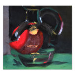 Glasbild mit Zitronen Kunstfoto