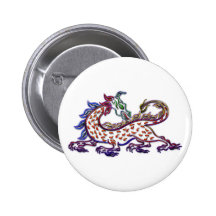 Glasdrache Anstecknadelbutton