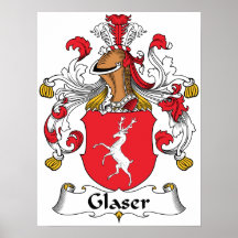 Glaser Family Crest Print