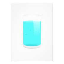 Glass of Water Custom Invitation