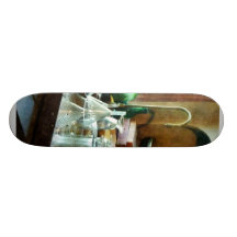 Glastrichter und Flaschen Personalisierte Decks