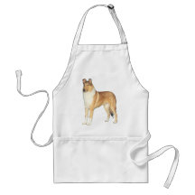 Glatte Collie-Geschenke Schürze