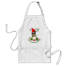 Glatte Collie-Weihnachtsgeschenke Schürze