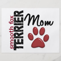Glatte Foxterrier-Mamma 2 Flyerdruck