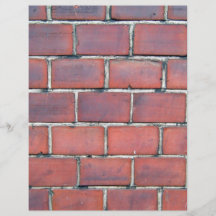 Glattes Backstein-Wand-Detail Personalisierte Flyer