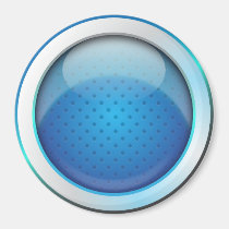 Glattes Blau des Magnetballs magnete