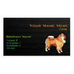 Glattes Chow-Chow Visitenkartenvorlage