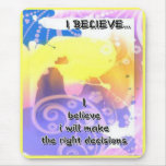 Glauben-Bestätigung-Motivierung mousepads