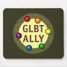 GLBT Verbündet-Flitter Mousepad