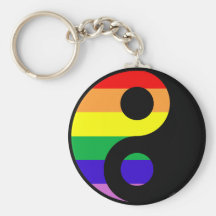 GLBT YinYang Schlüsselbänder