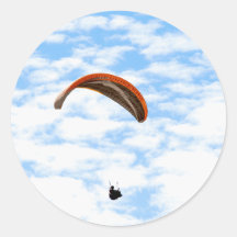Gleitschirmfliegen in den Wolken - kundengerechte 