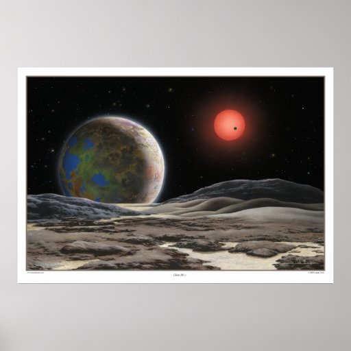 Gliese 581 c Druck Plakate