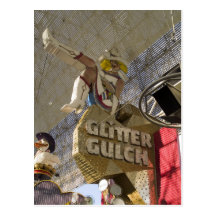 Glittergulch-Las- Vegasfoto-Postkarte