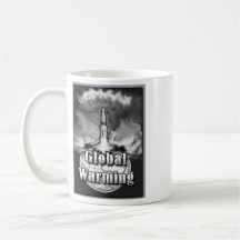 Global-Erwärmung, Global-Erwärmung Kaffee Haferl