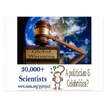 Globale Erwärmung Postkarte