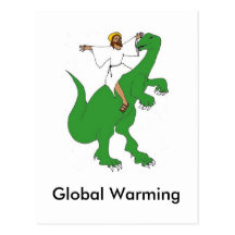 Globale Erwärmungs-Postkarte