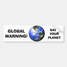 GLOBALES WARNING AUTOAUFKLEBER