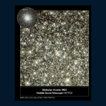 GlobularClusterM22-2001-20a - Besonders angefertig poster