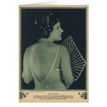 Gloria Swanson 1922 Grußkarte