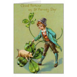 Glück auf St Patrick Tageskarte