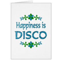 Glück ist Disco Karten