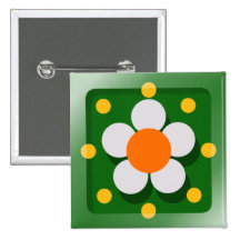 Glückliche Blume Anstecknadel