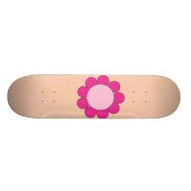 glückliche Blume Personalisiertes Skateboard