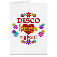 Glückliche Disco Karte