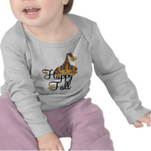 Glückliche Fall-Vogelscheuche T-shirts
