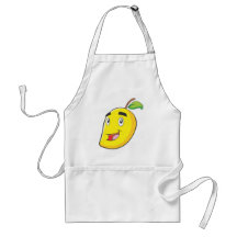 Glückliche gelbe Mango-Frucht Schürze